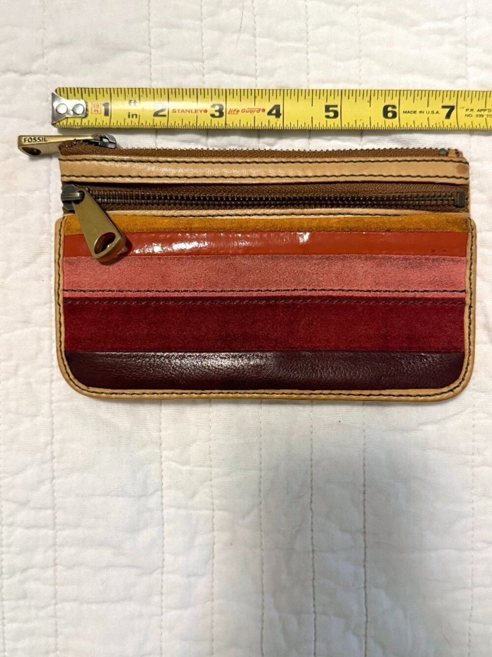 Retro colored Fossil Wallet Like New